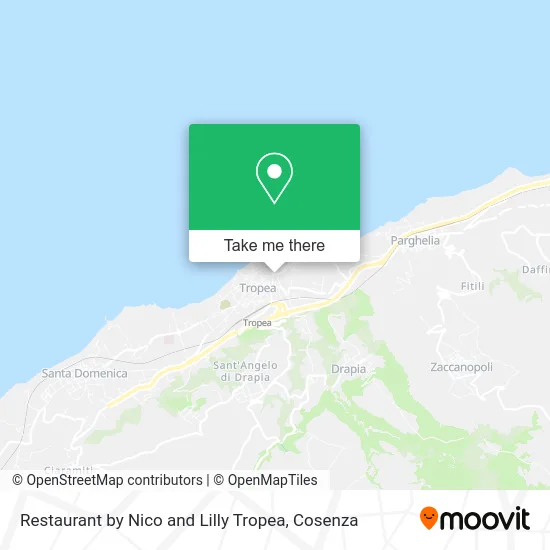 Restaurant by Nico and Lilly Tropea map