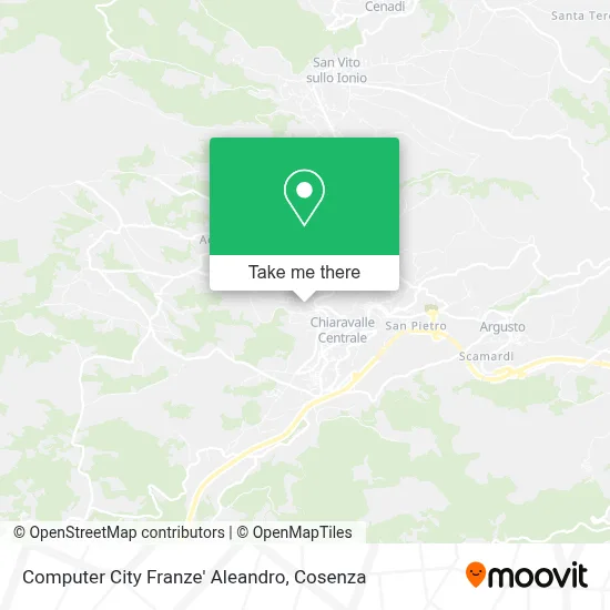 Computer City Franze' Aleandro map