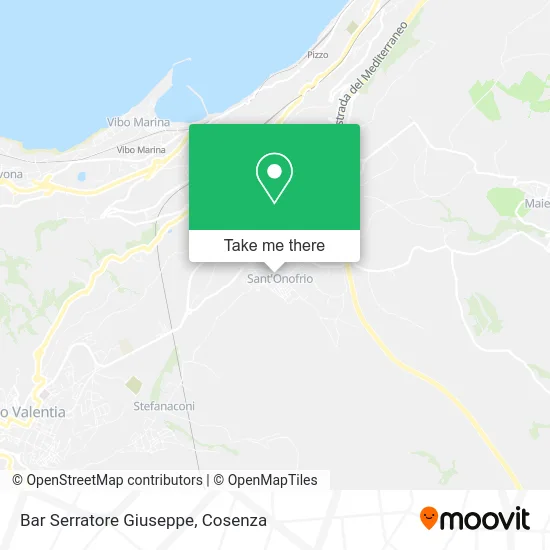 Bar Serratore Giuseppe map