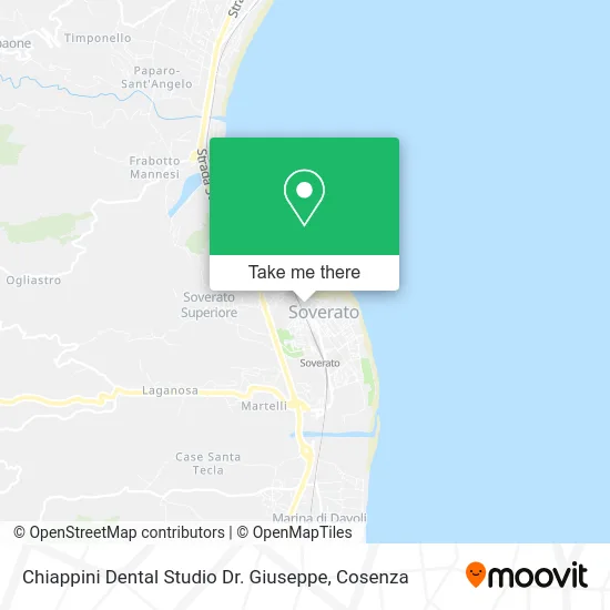 Chiappini Dental Studio Dr. Giuseppe map