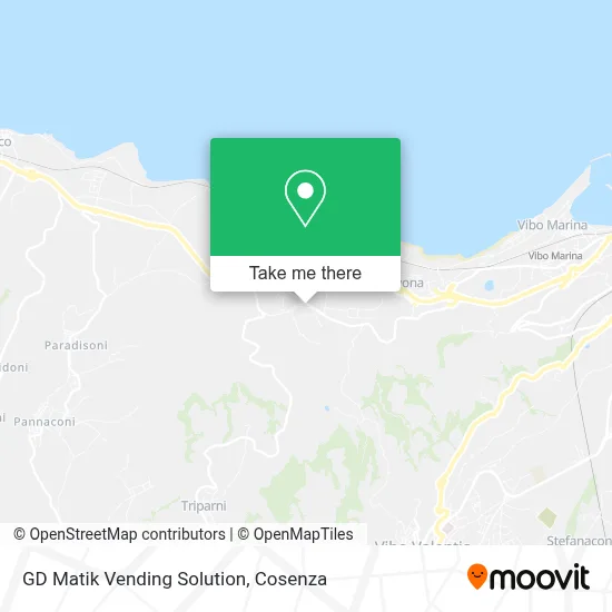 GD Matik Vending Solution map