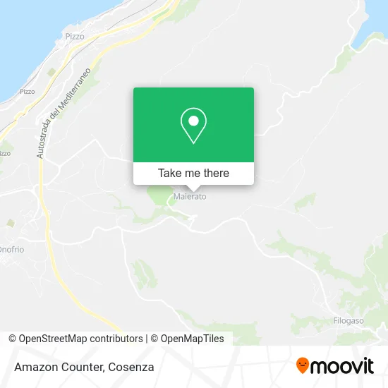 Amazon Counter map