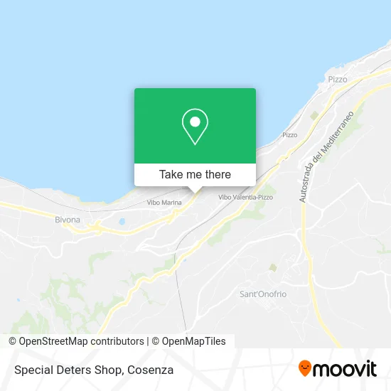 Special Deters Shop map