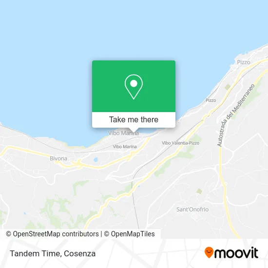 Tandem Time map
