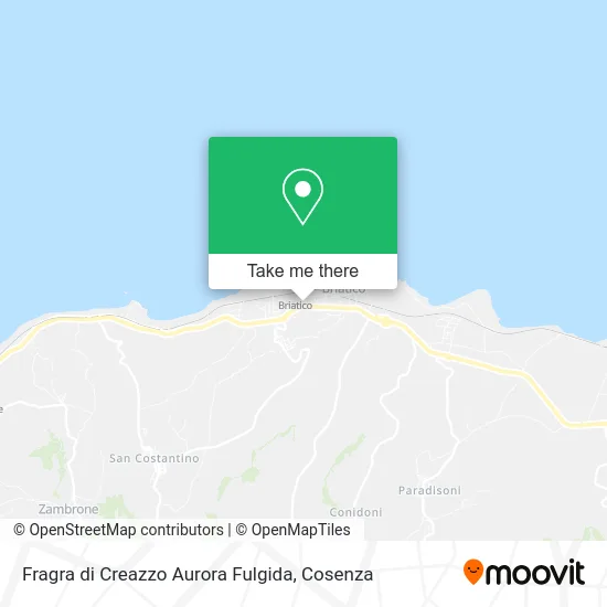Fragra di Creazzo Aurora Fulgida map