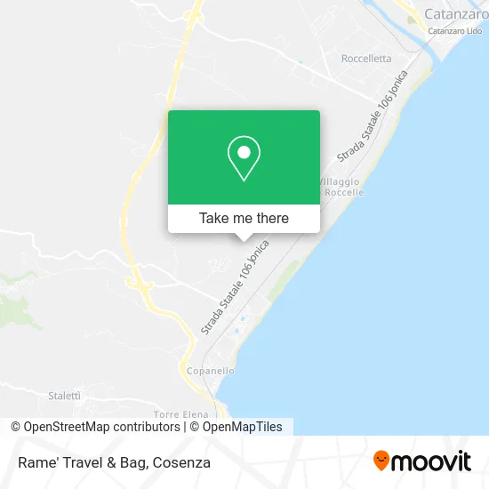 Ramè Travel & Bag map