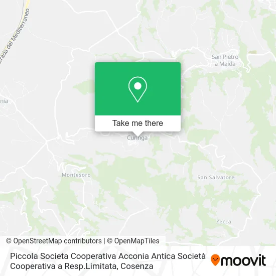 Piccola Societa Cooperativa Acconia Antica Società Cooperativa a Resp.Limitata map