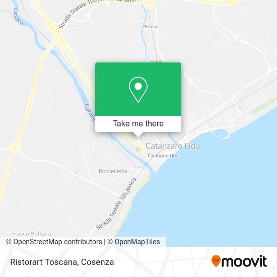 Ristorart Toscana map