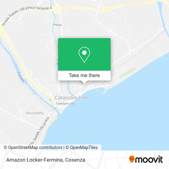 Amazon Locker-Fermina map