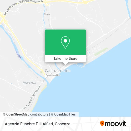 Agenzia Funebre F.lli Alfieri map