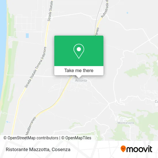 Mazzotta Restaurant map