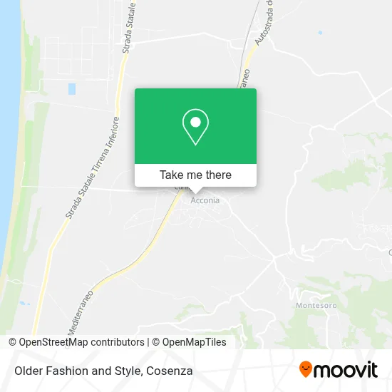 Older Fashion and Style map