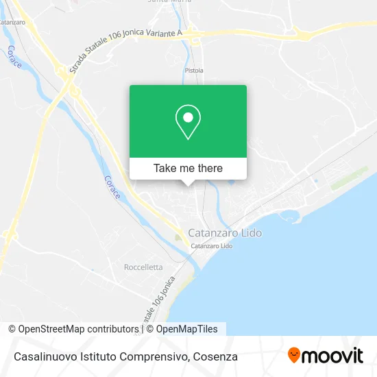 Casalinuovo Istituto Comprensivo map