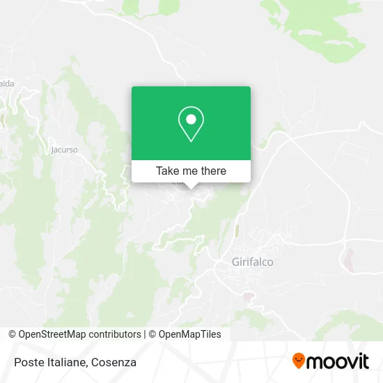 Italian Post Office map