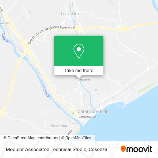 Modulor Associated Technical Studio map