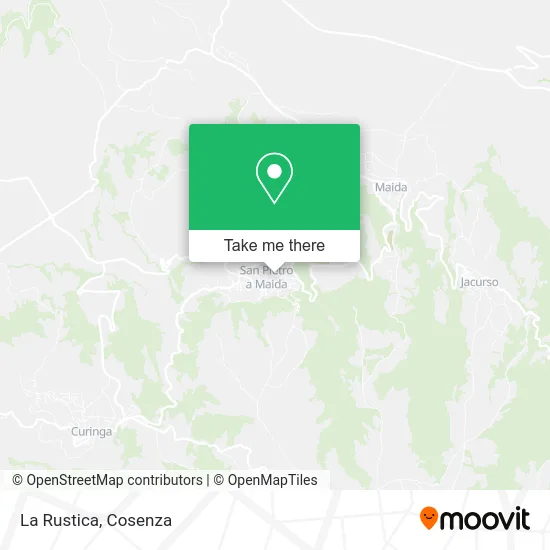 La Rustica map