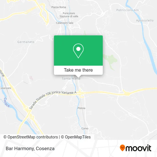 Bar Harmony map