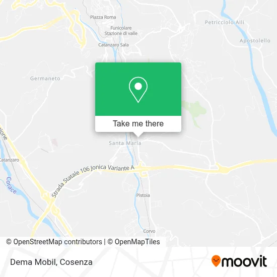 Dema Mobil map