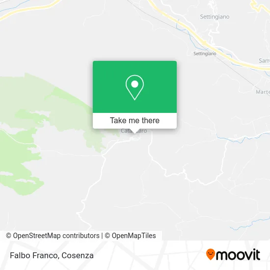 Falbo Franco map