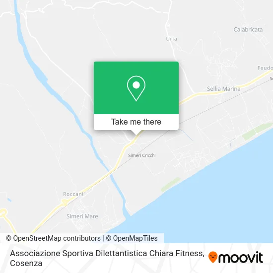Associazione Sportiva Dilettantistica Chiara Fitness map