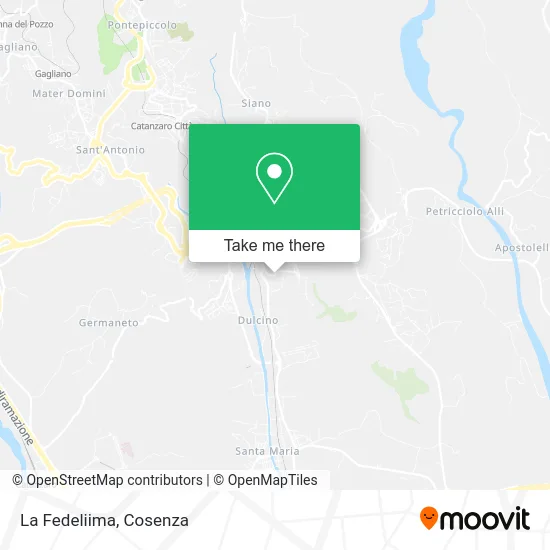 La Fedeliima map