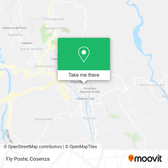 Fly Poste map
