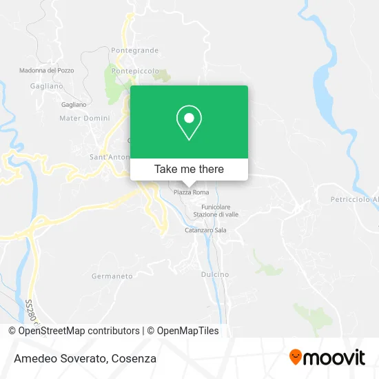 Amedeo Soverato map