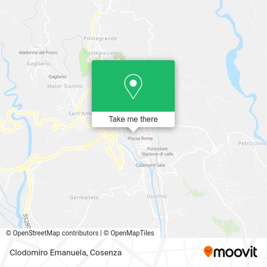 Clodomiro Emanuela map