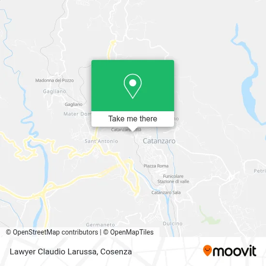 Lawyer Claudio Larussa map