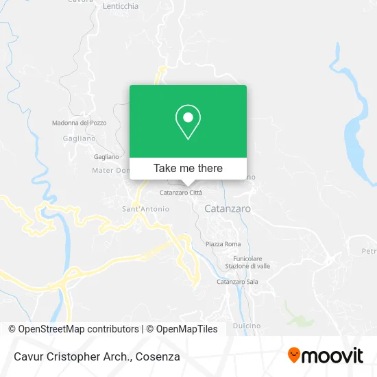 Cavur Christopher Arch. map