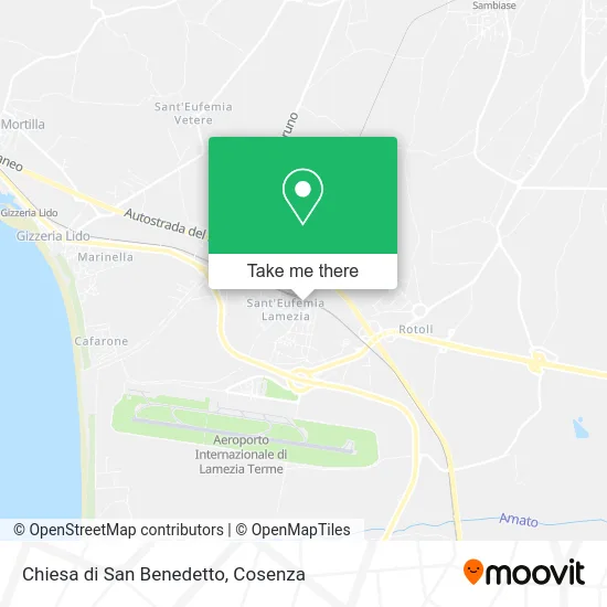 Chiesa di San Benedetto map