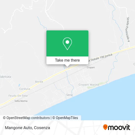 Mangone Auto map