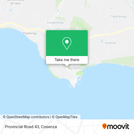 Provincial Road 43 map