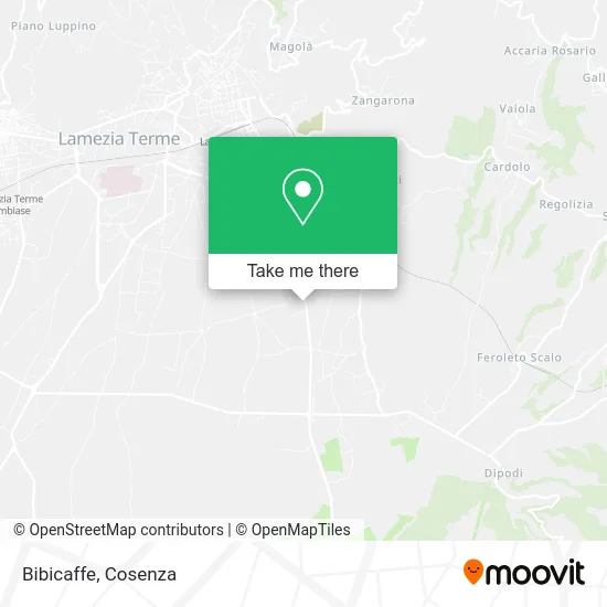 Bibicaffe map