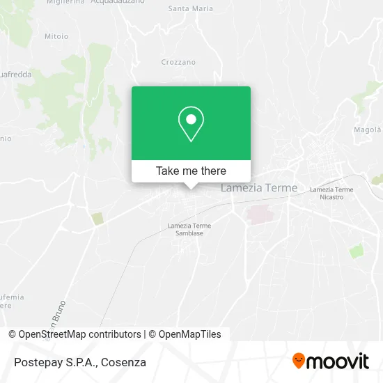 Postepay S.P.A. map