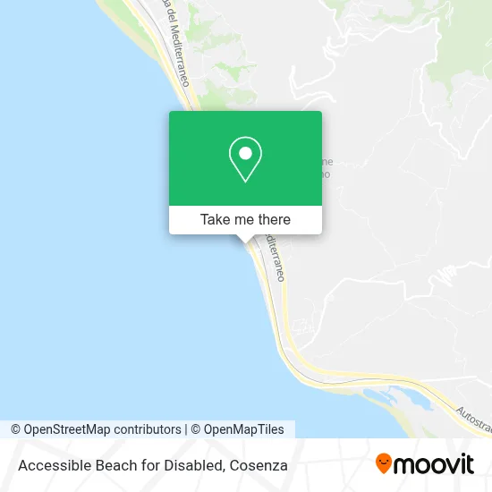 Accessible Beach for Disabled map