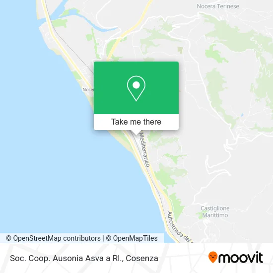 Soc. Coop. Ausonia Asva a Rl. map