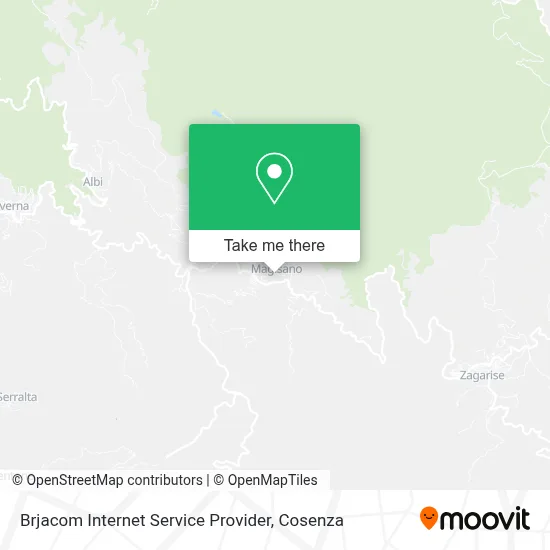 Brjacom Internet Service Provider map