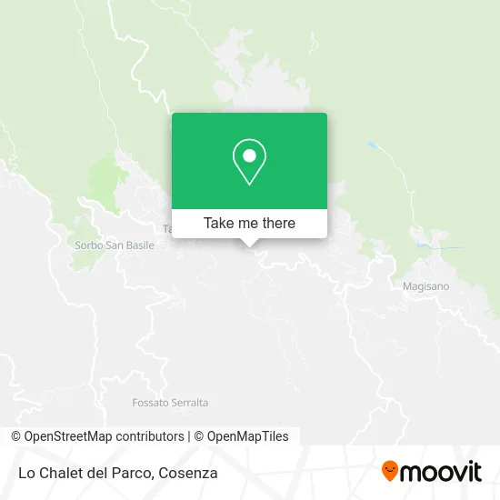 Lo Chalet del Parco map