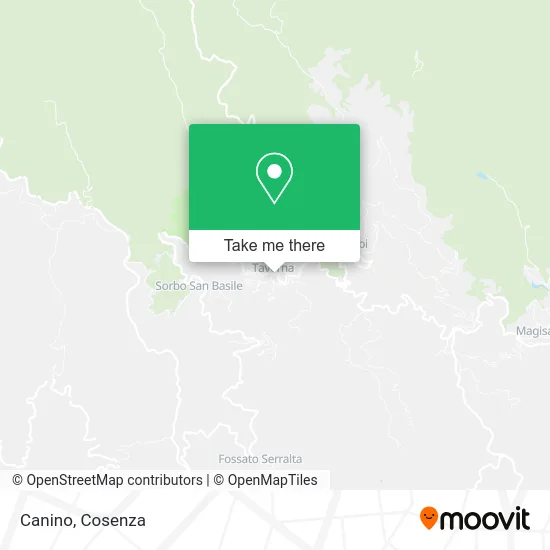 Canino map
