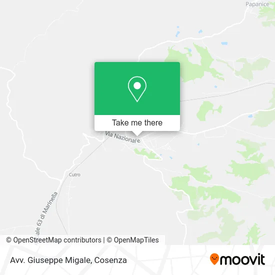 Avv. Giuseppe Migale map
