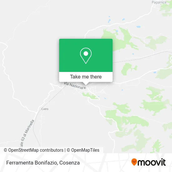 Ferramenta Bonifazio map