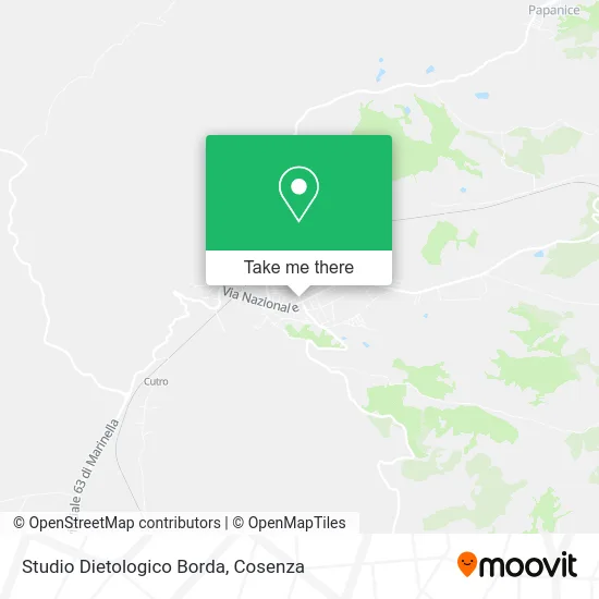 Studio Dietologico Borda map