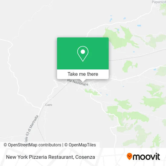 New York Pizzeria Restaurant map