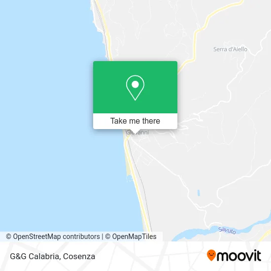 G&G Calabria map