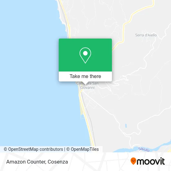 Amazon Counter map