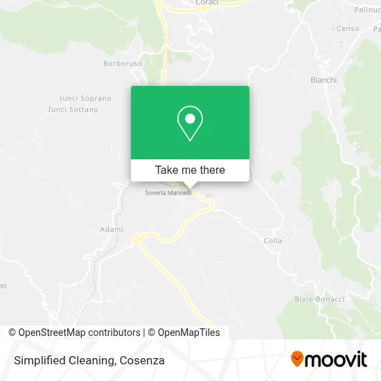 Simplified Cleaning map