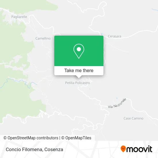 Concio Filomena map