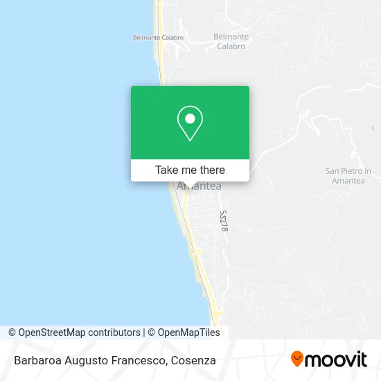Barbaroa Augusto Francesco map