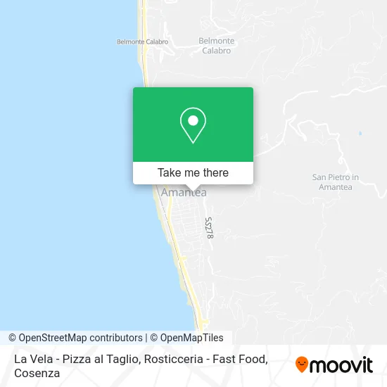 La Vela - Pizza al Taglio, Rosticceria - Fast Food map